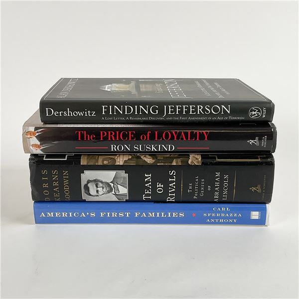 Set of 4 Books on U.S. Presidents and Political History
