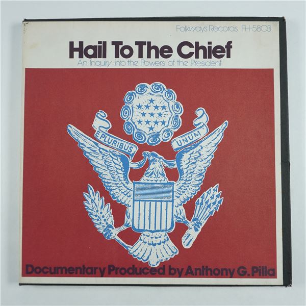 Hail to the Chief Documentary Vinyl Record Folkways FH 5803