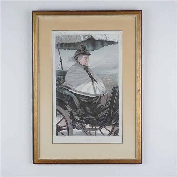 Vanity Fair Queen Victoria Framed Print