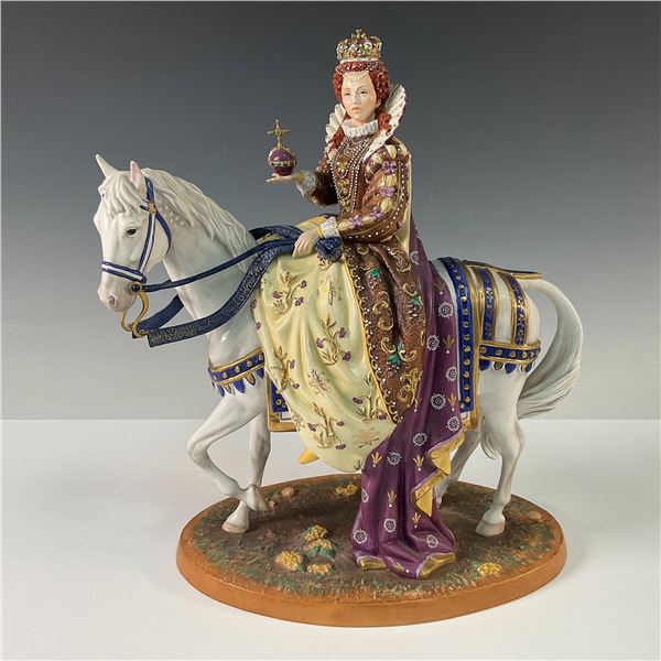 Bella Bisque Noble Collection Figurine, Queen Elizabeth  I