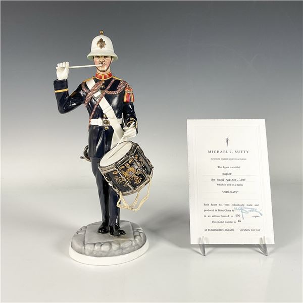 Michael Sutty Figurine, Bugler, Royal Marines 1989