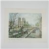 Image 1 : Georges B, French Color Print on Paper, Notre Dame Cathedral