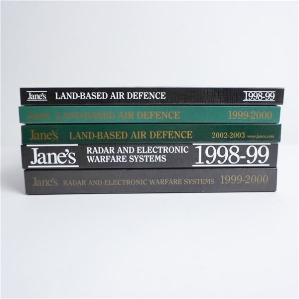4 Jane Military Books on Air Defence & Electronic Warfare