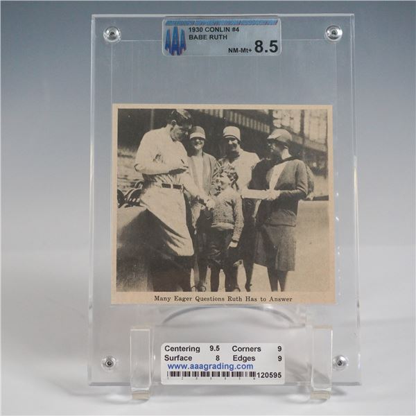 1930 Conlin Babe Ruth No.4 Graded 8.5