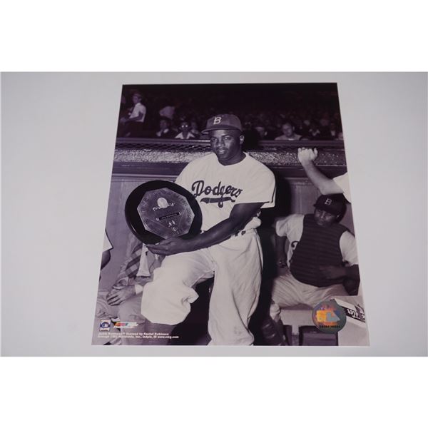 Jackie Robinson MLB Licensed Photo with Hologram