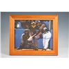 Image 1 : Rickey Henderson Signed Baseball Photograph in Wooden Frame