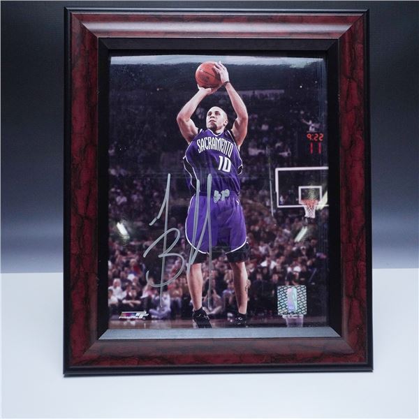 Mike Bibby Autographed Framed Photo with COA