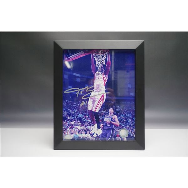 Tracy McGrady Autographed Framed Photograph, Houston Rockets