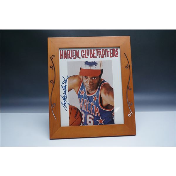 Harlem Globetrotters Meadowlark Lemon Photo Signed, Weston Gallery