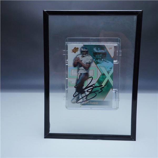 Donovan McNabb Autographed SPx Rookie Card with COA