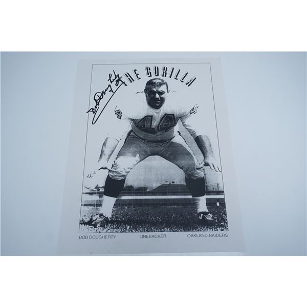 Bob Dougherty Oakland Raiders Print, The Gorilla