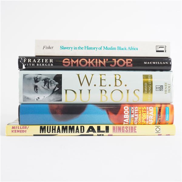 5pc First Edition African American History & Sports Books