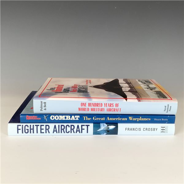 3pc Military Aircraft and Warplanes Book Set
