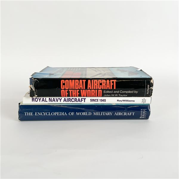 3pc Military Aviation Reference Book Collection