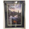 Image 2 : 1995 Framed L.E.P. By Stephen Lyman "Embers At Dawn" 517/3500