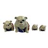 Image 1 : 4 Vintage Royal Doulton "No Time To Die" Edition Porcelain Dog Figurines
