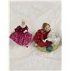 Image 2 : 3 Vintage Royal Doulton Porcelain Figurines: Home Again, Kirsty, & Pretty Ladies
