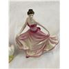 Image 3 : 3 Vintage Royal Doulton Porcelain Figurines: Home Again, Kirsty, & Pretty Ladies