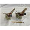 Image 3 : 2 Vintage Beswick Porcelain Pheasant Figurines