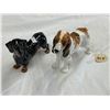 Image 2 : 2 Vintage Royal Doulton Porcelain Dog Figurines: HN 1128 & HN 1036