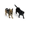 Image 1 : 2 Vintage Royal Doulton Porcelain Dog Figurines: HN 1116