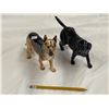 Image 3 : 2 Vintage Royal Doulton Porcelain Dog Figurines: HN 1116