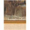 Image 3 : 1977 Framed Original Oil On Canvas Mallards Landing Scene By Barbara Howe