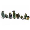 Image 1 : 8 Vintage Asian Mudmen Figurines