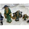 Image 3 : 8 Vintage Asian Mudmen Figurines