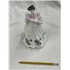 Image 2 : Vintage Royal Doulton "Figure Of The Month February" Signed On Bottom Porcelain Figurine
