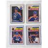 Image 1 : 4x 1985 O-Pee-Chee Wayne Gretzky Hockey Cards: 257, 258, 259, 120