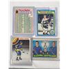 Image 1 : 4 Assorted Hockey Cards: Checklist, Gordie Howe, Bernie Federko, & Vezine Trophy