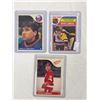 Image 1 : 3 Assorted Hockey Cards: Kelly Hrudey, Steve Yzerman & Mario Lemieux