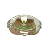 Image 3 : Vintage Uranium 3 Footed Catch-All Bowl