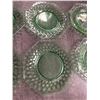 Image 4 : 8 Vintage Uranium Green Plates