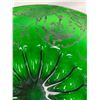 Image 2 : Vintage Silver Overlay Green Glass Center Piece Bowl