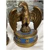 Image 2 : Pair Of Vintage Reproduction Federal Eagle Kennedy Bookends