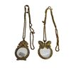 Image 1 : 2 Magnifying Glass Necklaces: Dog & Butterfly Themed