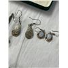 Image 3 : 4 Pairs Of Silver Earrings (2 Signed First Nations Themed)