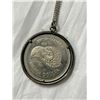 Image 2 : 1977 Nishga Dollar In Bezel Necklace