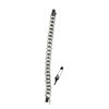 Image 1 : Sterling Silver Stamped Bracelet & Sterling Yale Key Charm