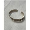 Image 2 : Vintage Silver First Nations Bracelet Signed RN
