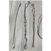 Image 2 : 4 Silver Necklaces (925, Sterling, Mexico)