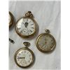 Image 2 : 5 Vintage Pocket Watches Parts/Repair