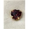 Image 3 : 14kt Gold Garnet Earrings