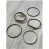 Image 2 : 5x Mexico Silver .925 Silver Bracelets