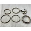 Image 2 : 6x Mexico Silver .925 Silver Bracelets