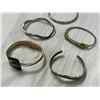 Image 2 : 5x Mexico Silver .925 Silver Bracelets