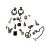 Image 1 : Assorted Mexican Silver .925 Jewellery: Earrings, Brooches, Bracelet