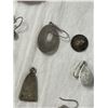 Image 2 : Assorted Mexican Silver .925 Jewellery: Earrings, Brooches, Bracelet